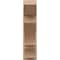 Ekena Millwork 7 1/2-in W x 24-in D x 28-in H Balboa Slat Rough Cedar Woodgrain TimberThane Outlooker, Primed Tan OUTUR075X24X28BOA24RCPR - alternate 3